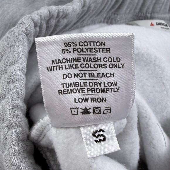 American Giant Classic Sweatpant Women's Small Gray Joggers 100% Cotton USA - Picture 10 of 16